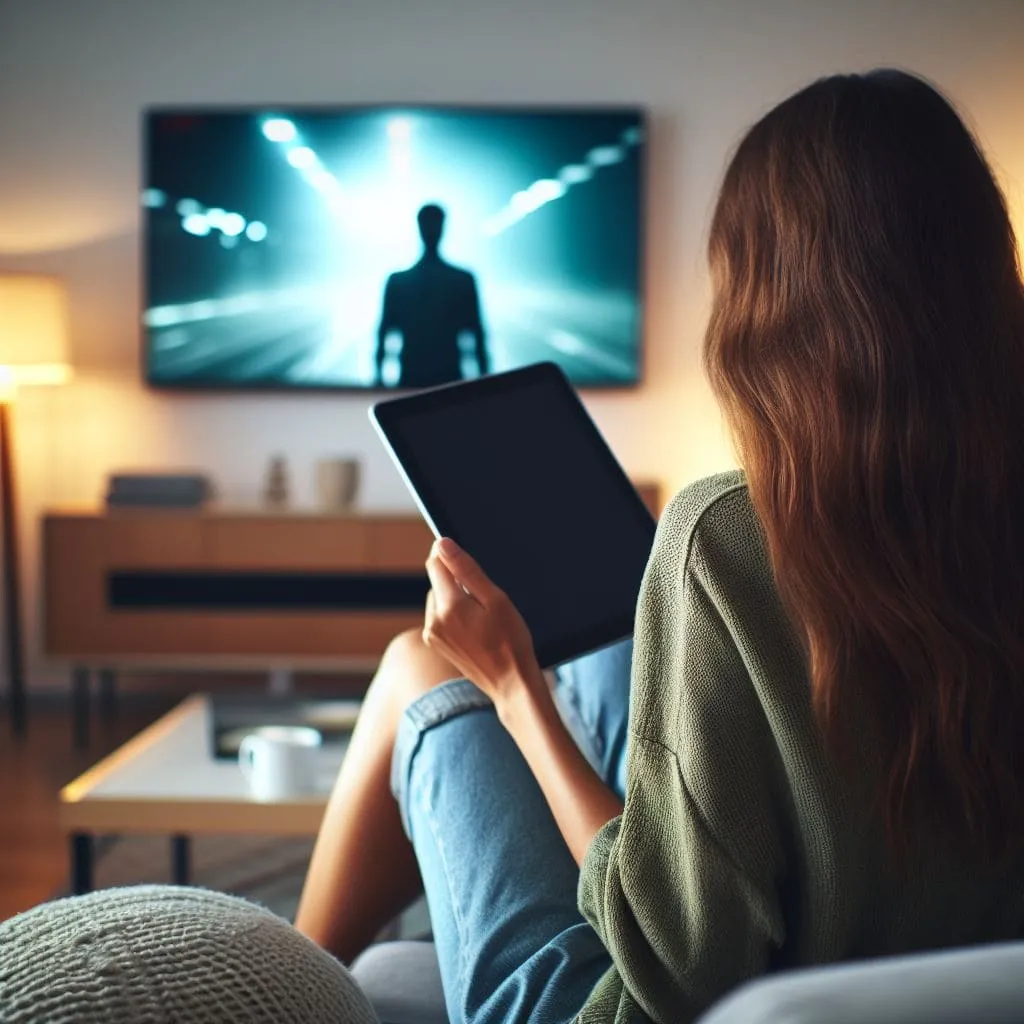 utiliser sa tablette pour écrire les textes sur son Smart TV