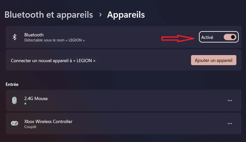 Ajouter un périphérique bluetooth sur votre PC Windows