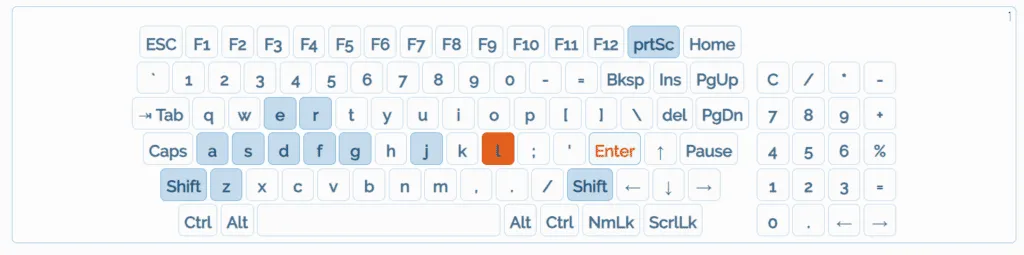 application de test de clavier