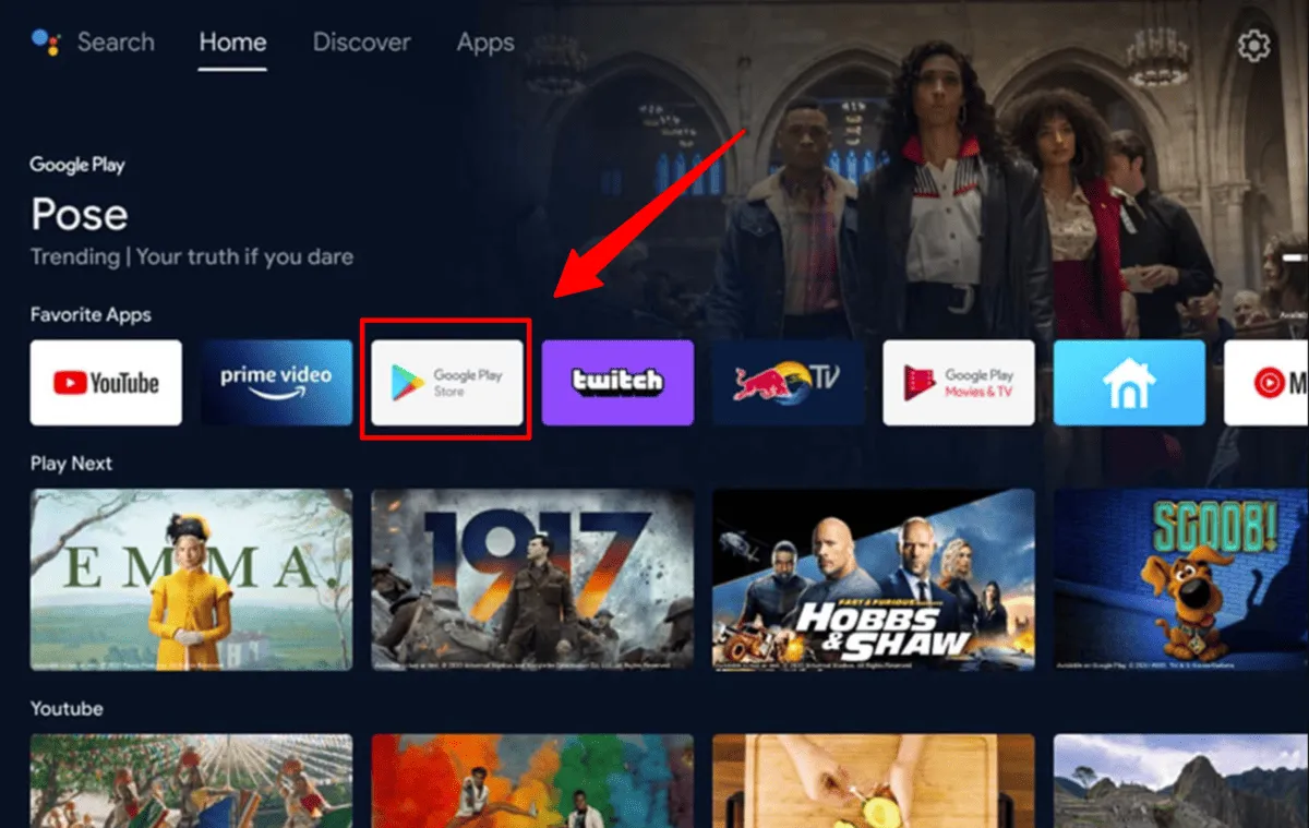 Ouvrir le PlayStore sur une TV Hisense
