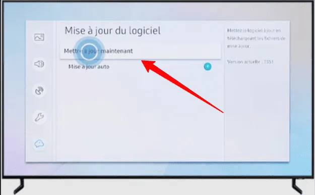 mettre à jour sa TV Samsung