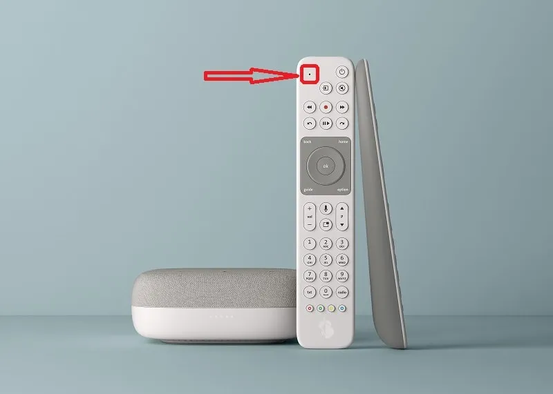 Télécommande Swisscom qui clignote rouge