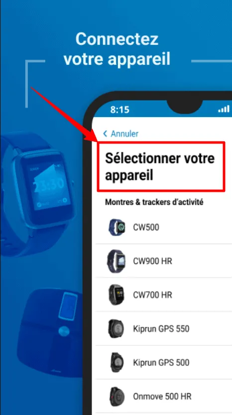 Comment synchroniser votre montre decathlon avec votre Smartphone