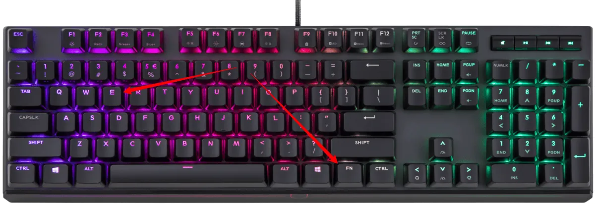 Problème Clavier Cooler Master bloqué
