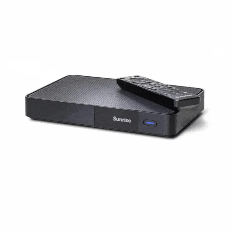 box UPC clignote bleu