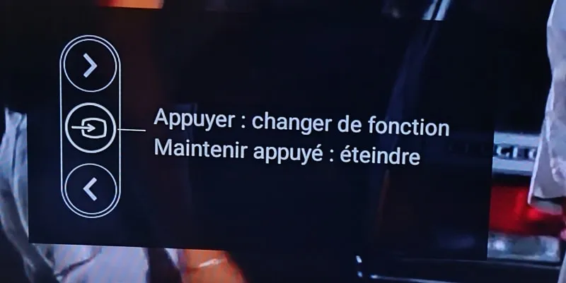 menu bouton tv sony