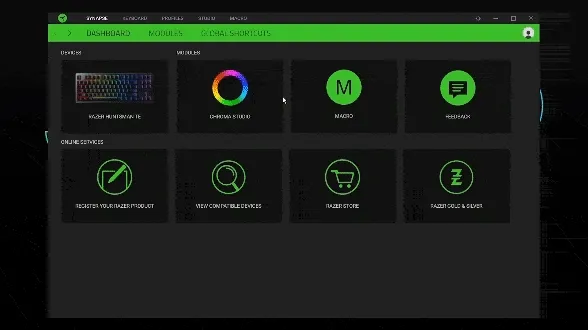 Changer couleur clavier grâce au logiciel Razer Synapse