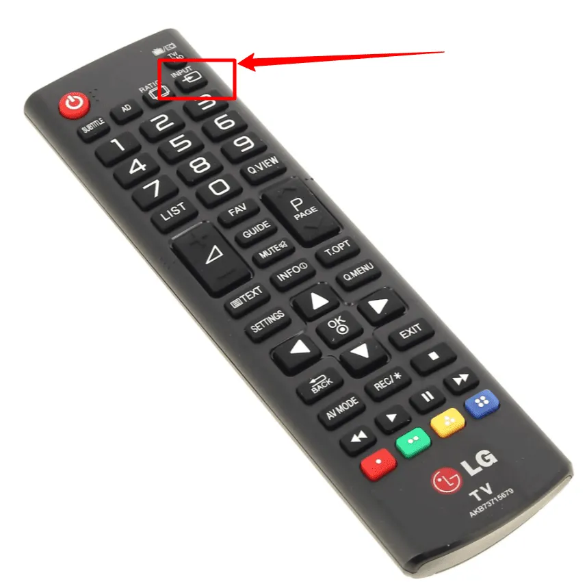 Changer source TV LG