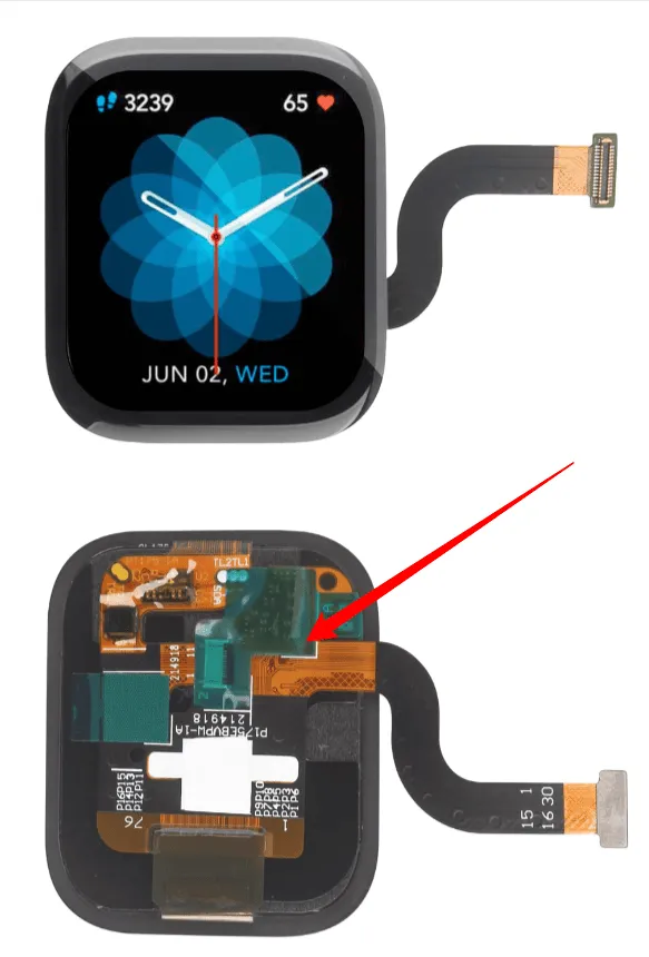 Ecran tactile de rechange amazfit