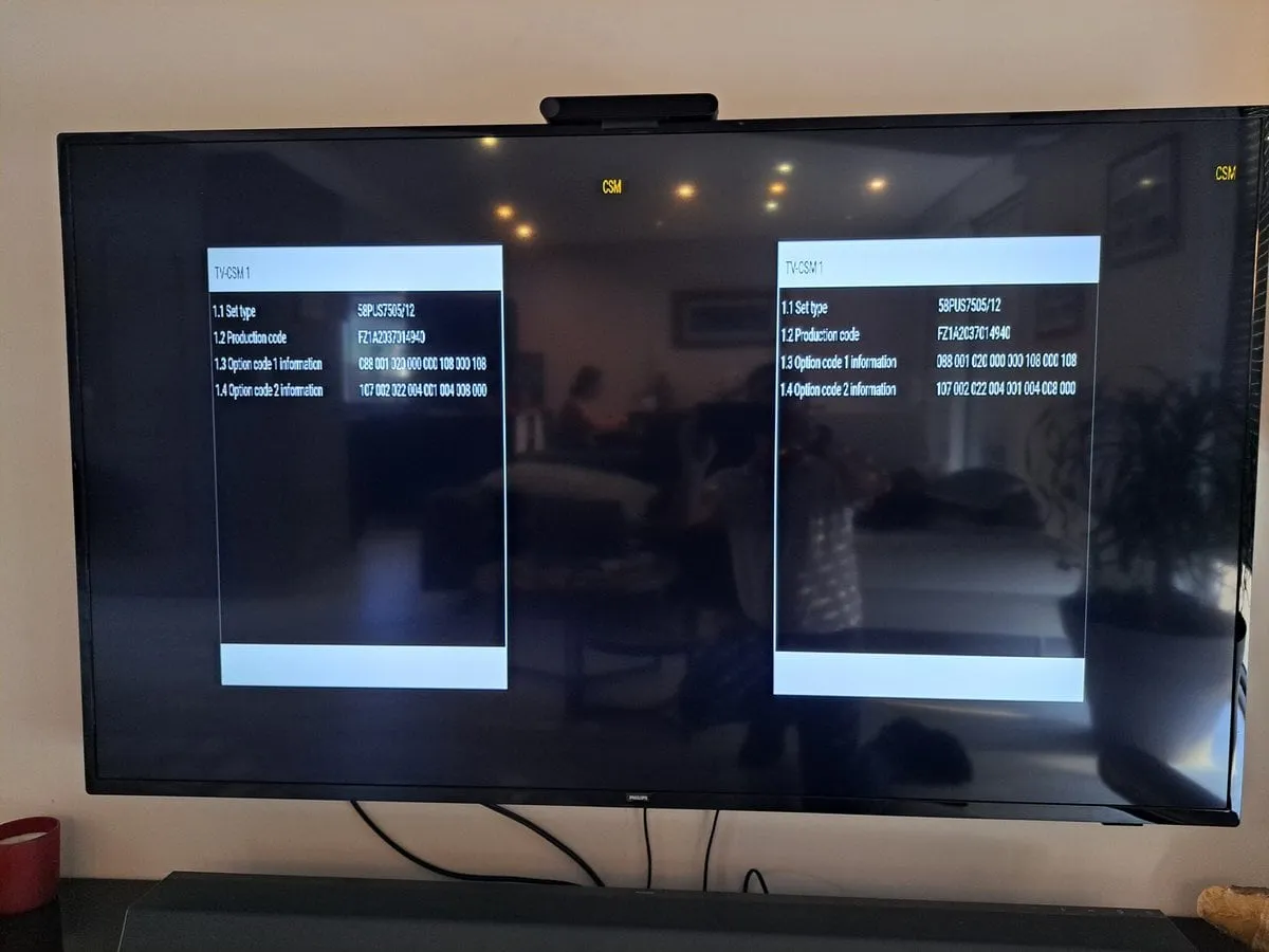 Problème écran philips après mise à jour