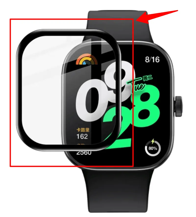 Enlever la protection de la montre xiaomi