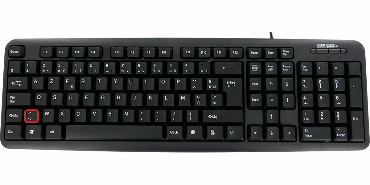 Faire Un Chevron Sur Clavier Azerty