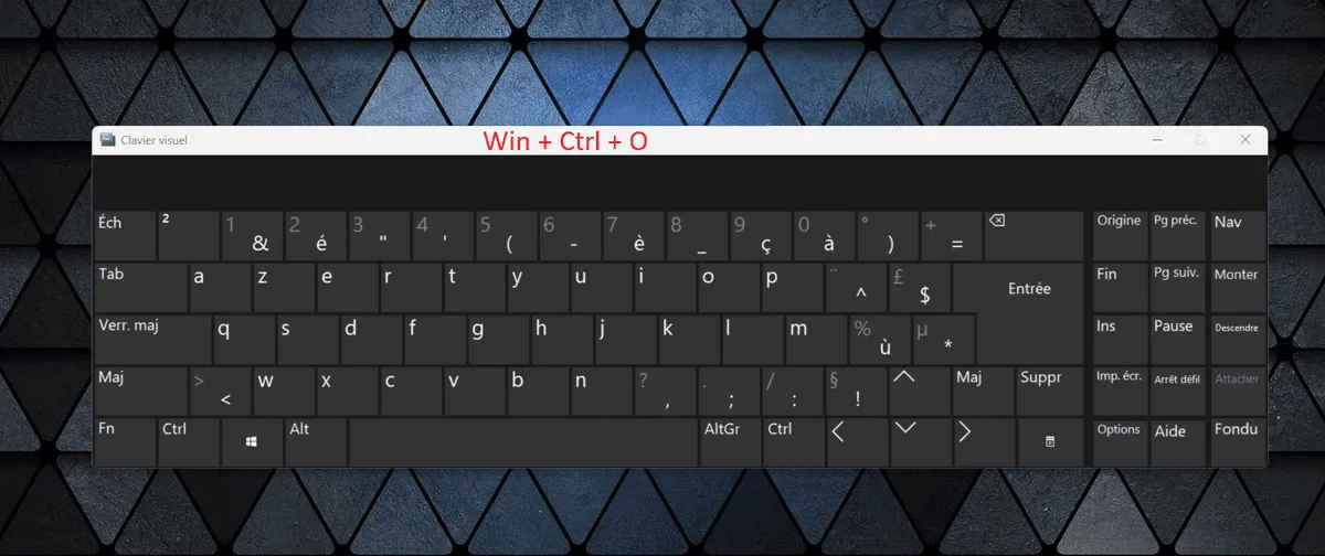 activer le clavier virtuel