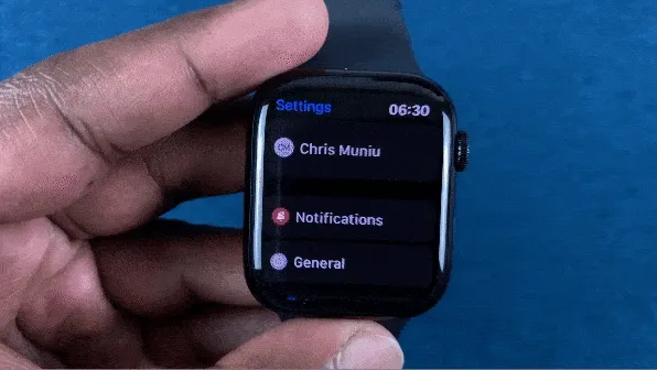 Vérifier la version du WatchOS de votre Montre connectée.