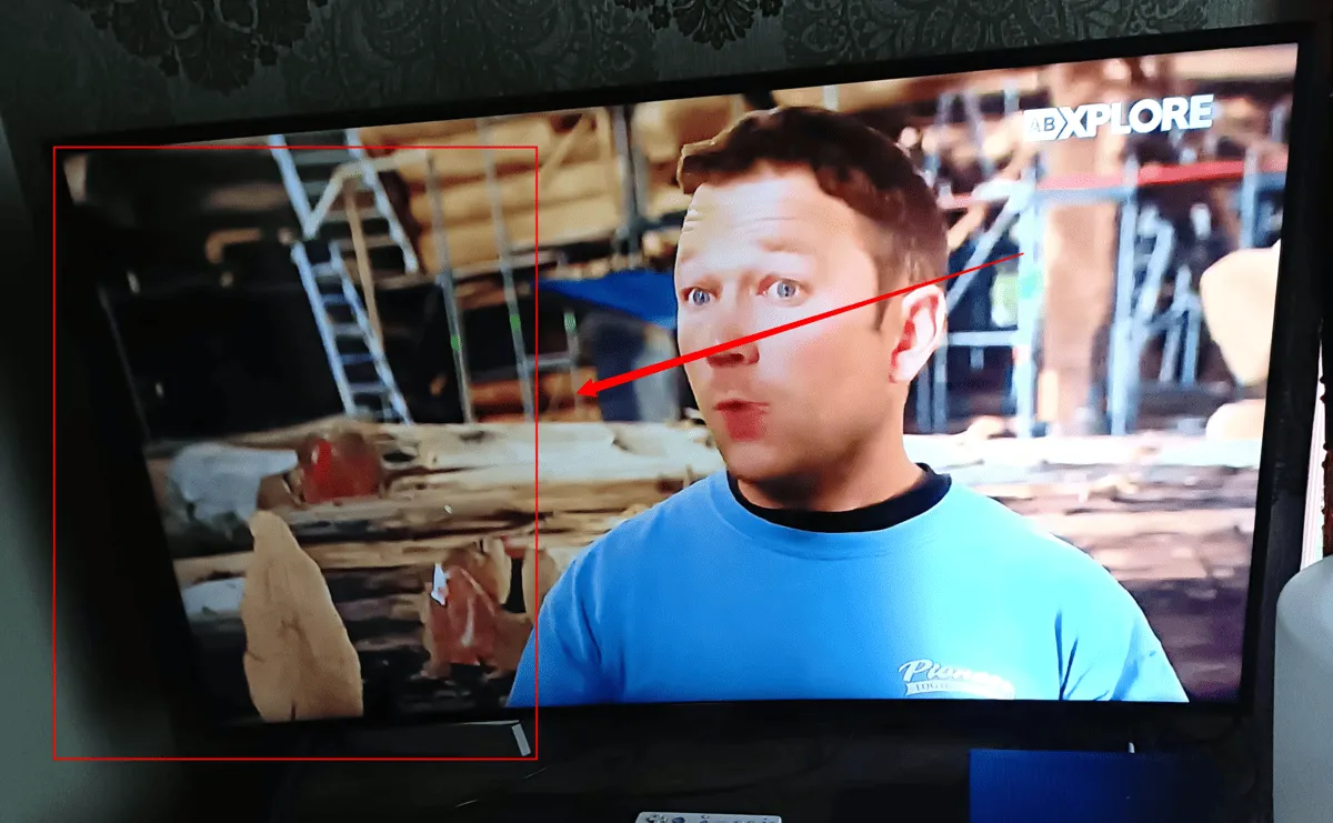 Problème écran sombre TV Samsung