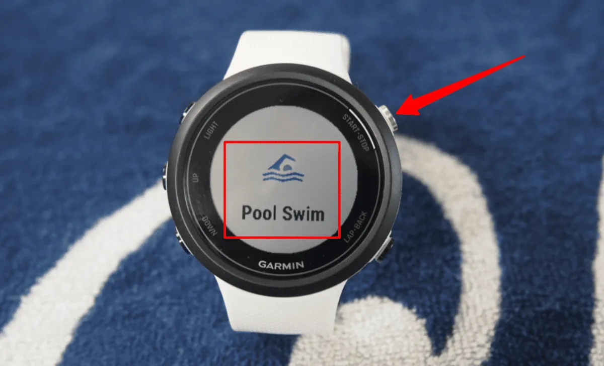 Corriger mode piscine montre garmin