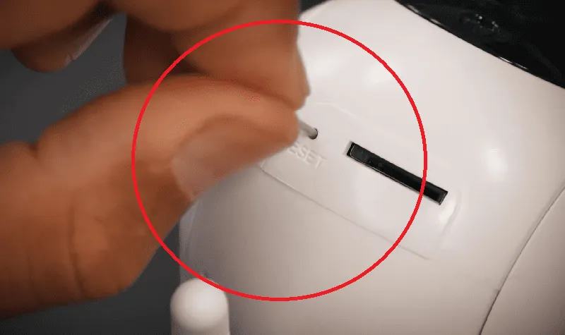 comment réinitialiser caméra avidsen
