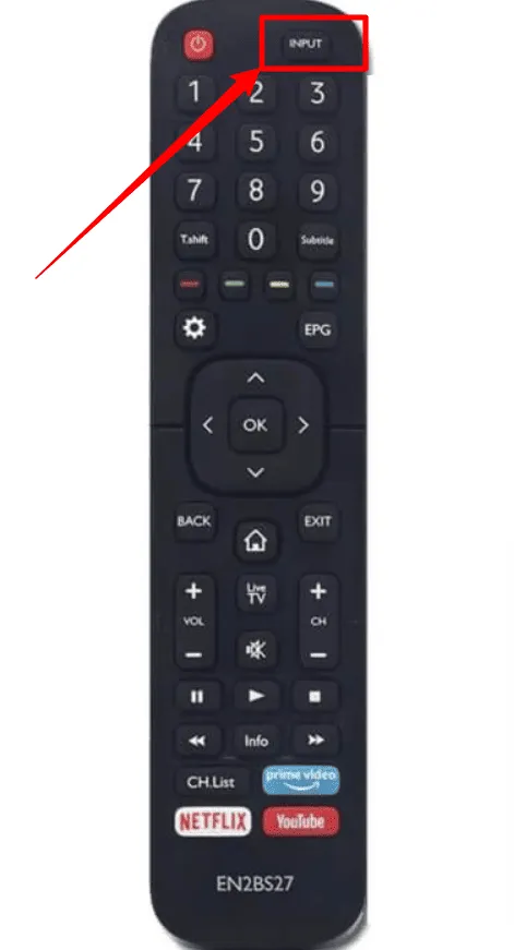 Changer source TV Hisense