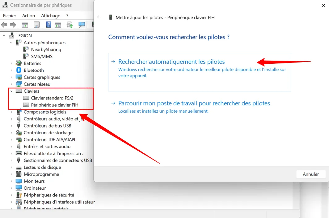 comment mettre à jour le clavier de votre ordinateur