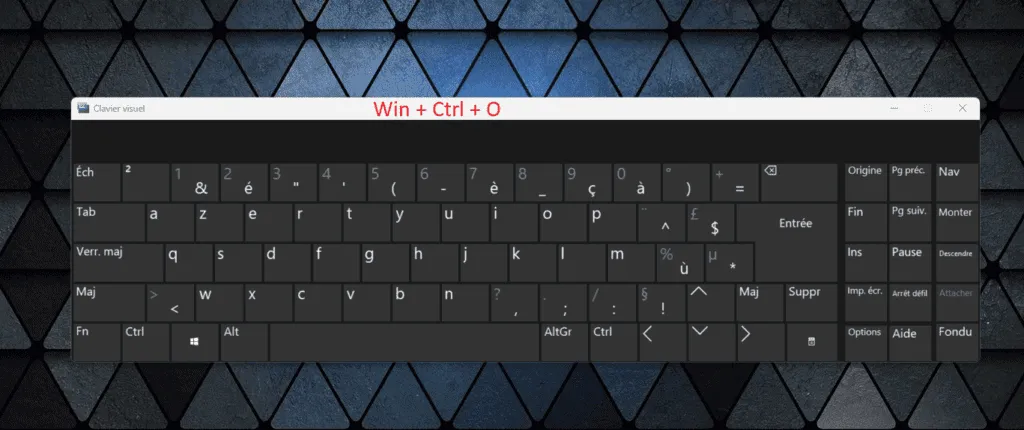 Comment ouvrir le clavier virtuel