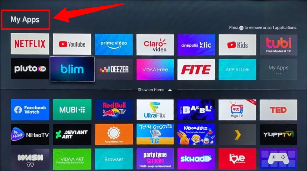 Comment installer une application sur une TV Vidaa
