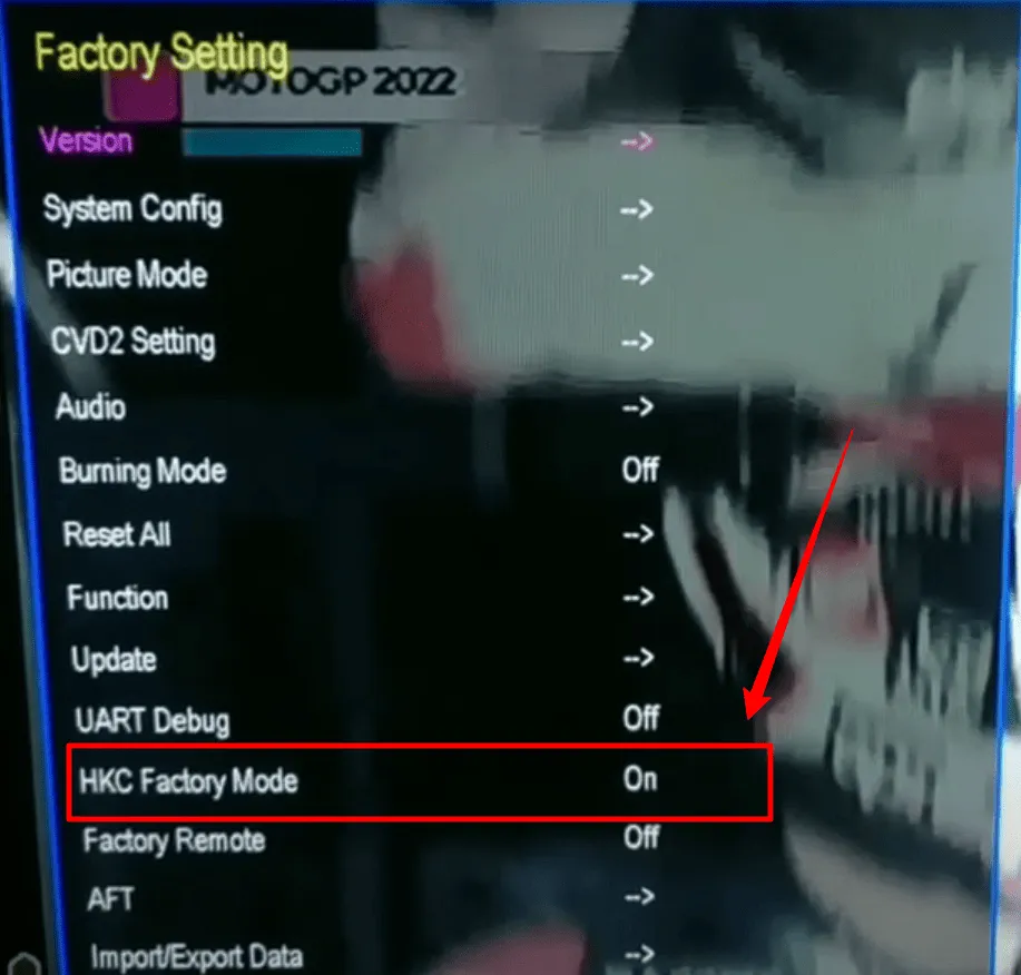 Comment désactiver HKC Factory Mode sur TV Haier