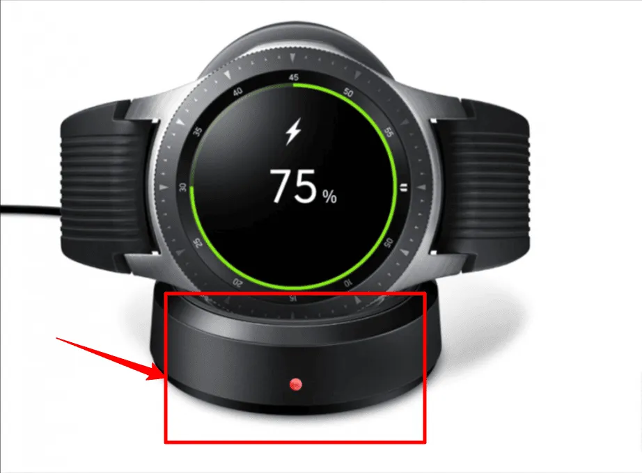 samsung galaxy watch ne se charge plus