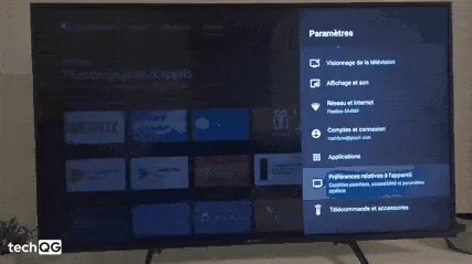profil limité tv sony android