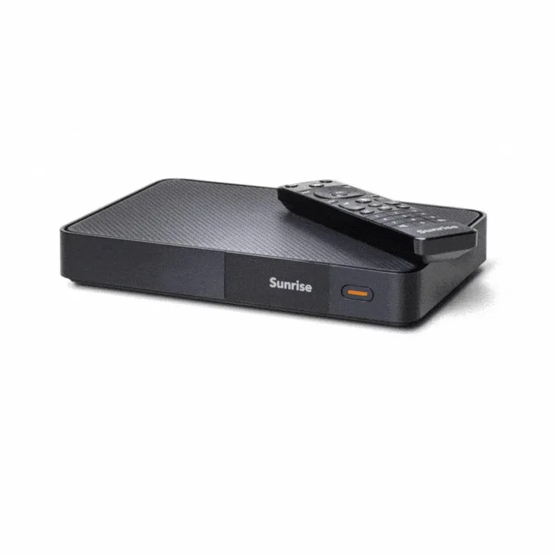 box UPC clignote orange